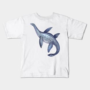 Cozy Plesiosaurus Kids T-Shirt